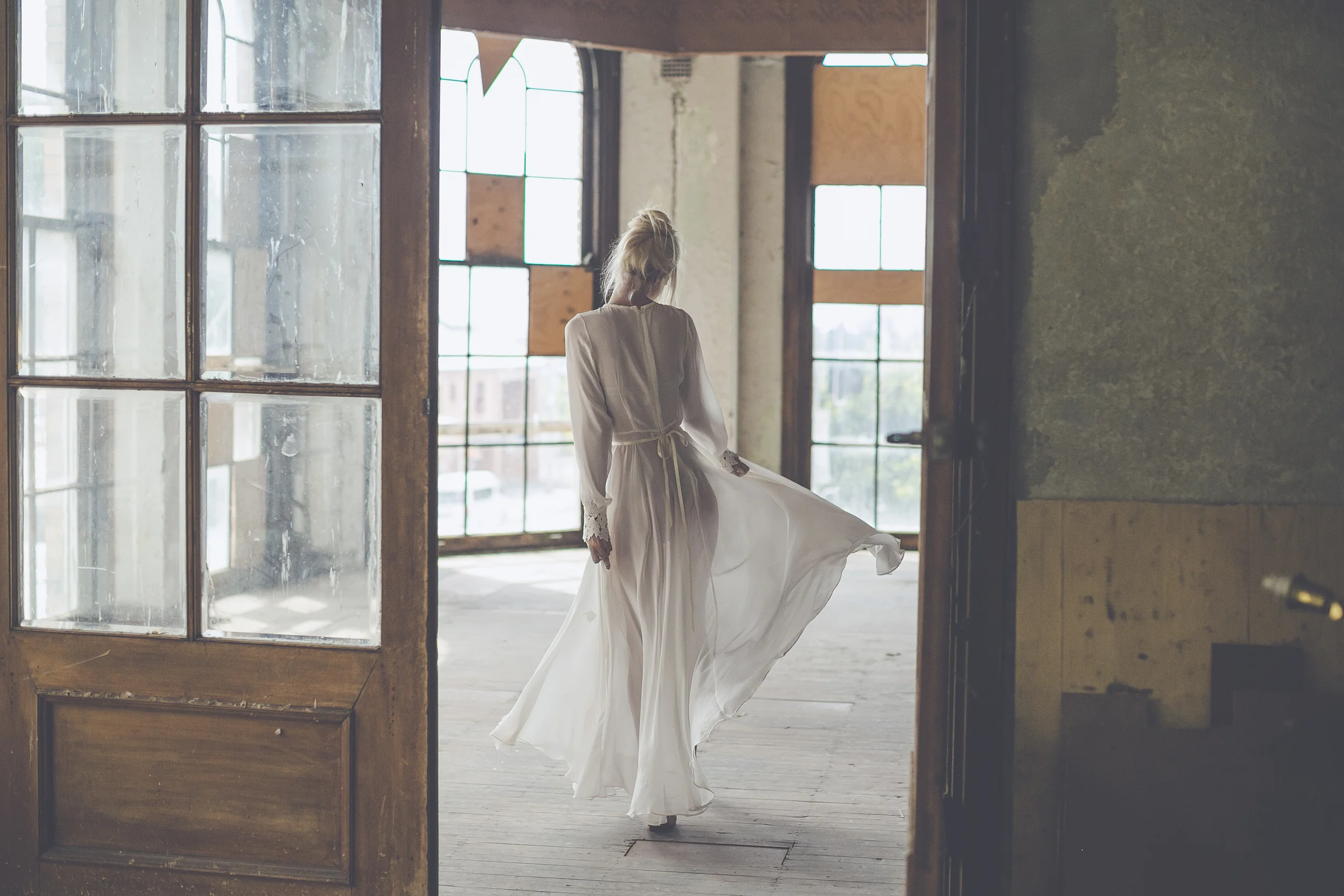 Abandoned Building Fashion Photography | Old-World Charm: White Magazine