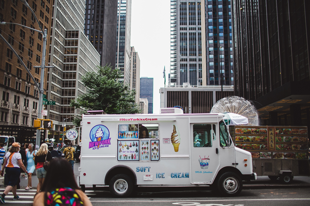  ice cream trucks on every corner. 