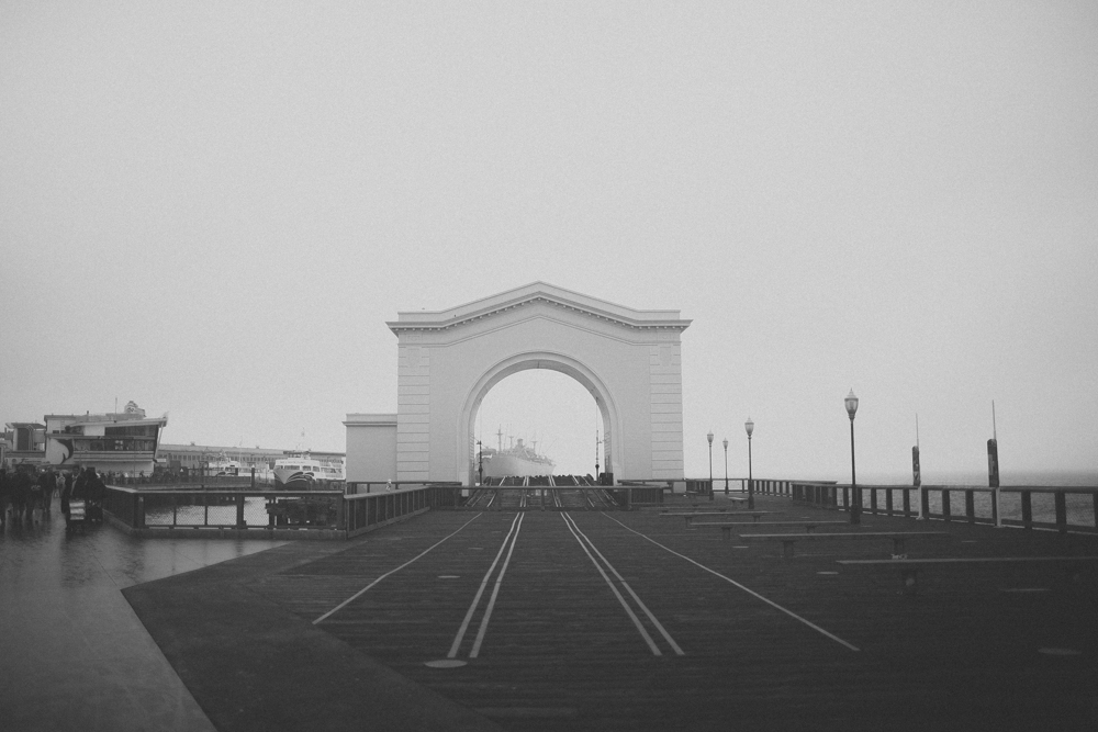  The rain only made San Francisco look ever more beautiful. 