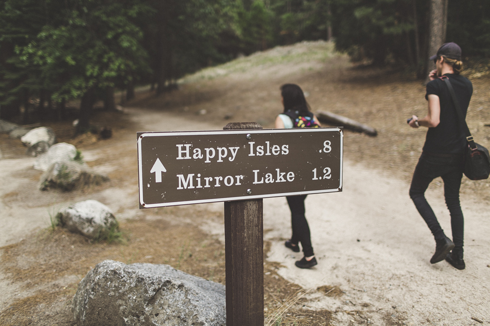  We set off on the 1.2 mile hike to Mirror Lake. 