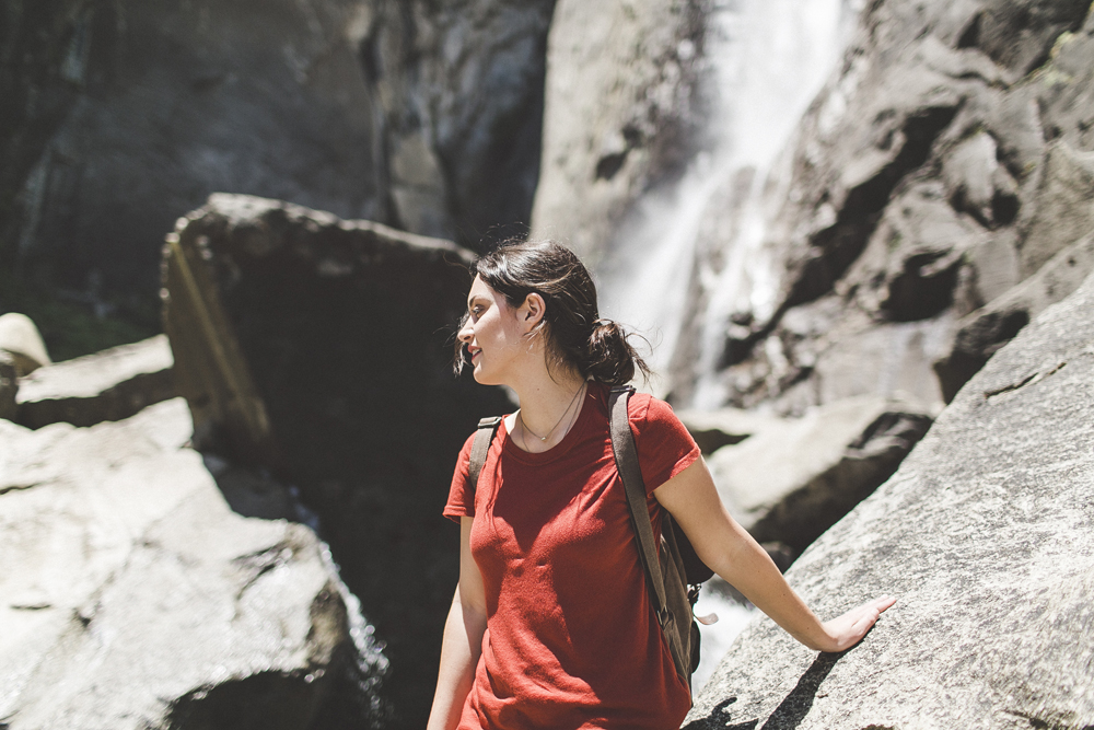  We had fun scaling the unsuspecting slippery rocks to get as close as we could to the waterfall. We didn't get too close but enough to feel the cool mist on our hot skin. It was bliss! 