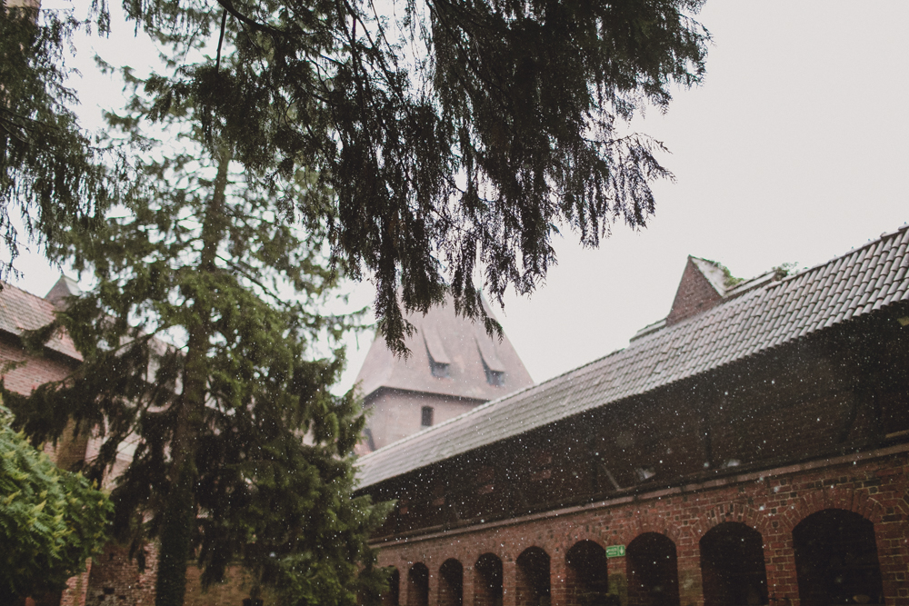  Visiting Malbork Castle, where it was so hot that day we were hit by a storm in the afternoon and spent the rest of day walking around in the rain. 