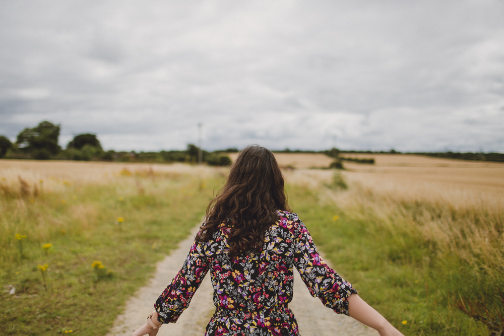  After more driving around we stumbled across these fields that we made a photoshoot of. The sun set so late in Ireland it felt like the days lasted forever. 