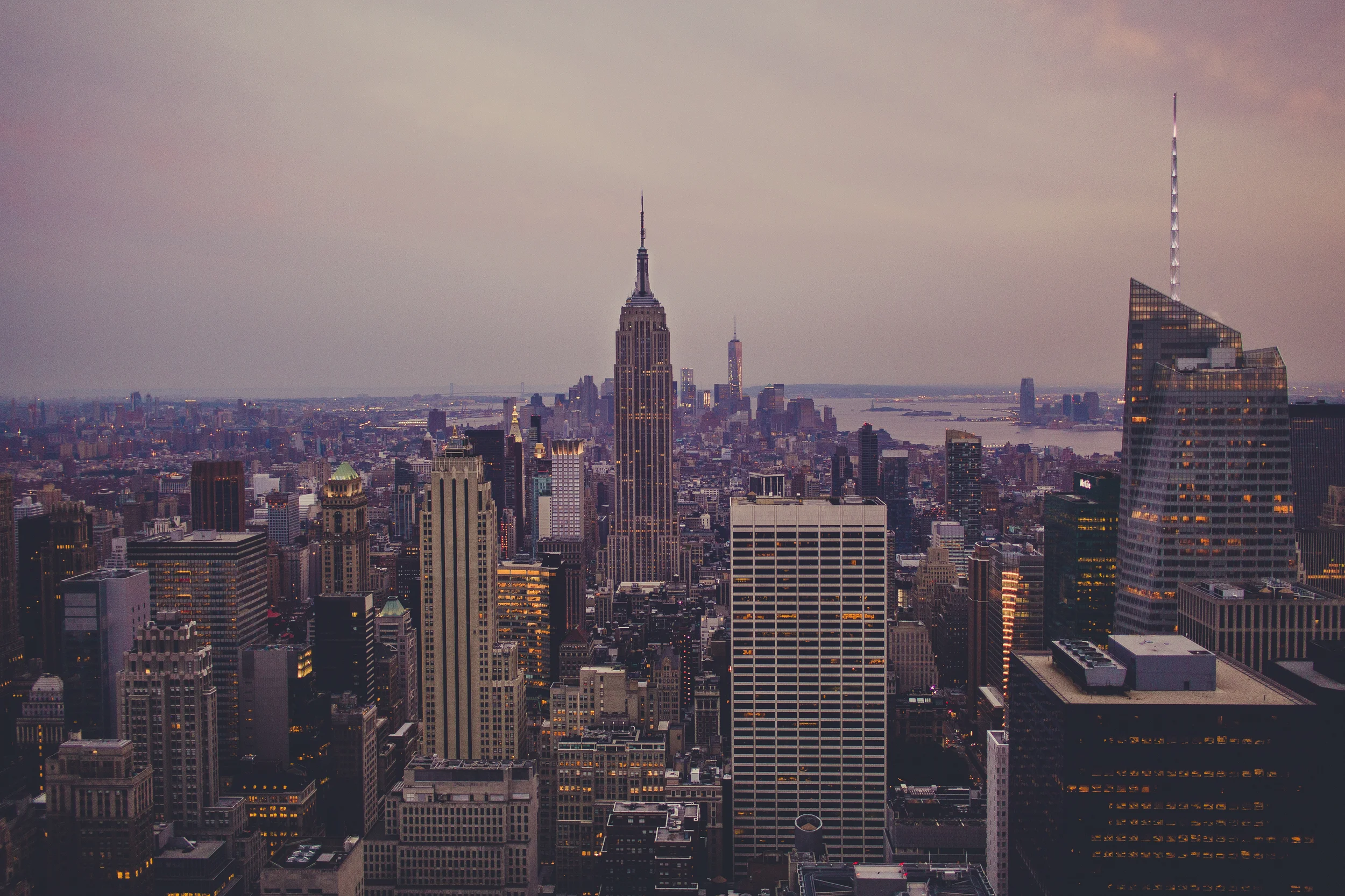 new york city by night