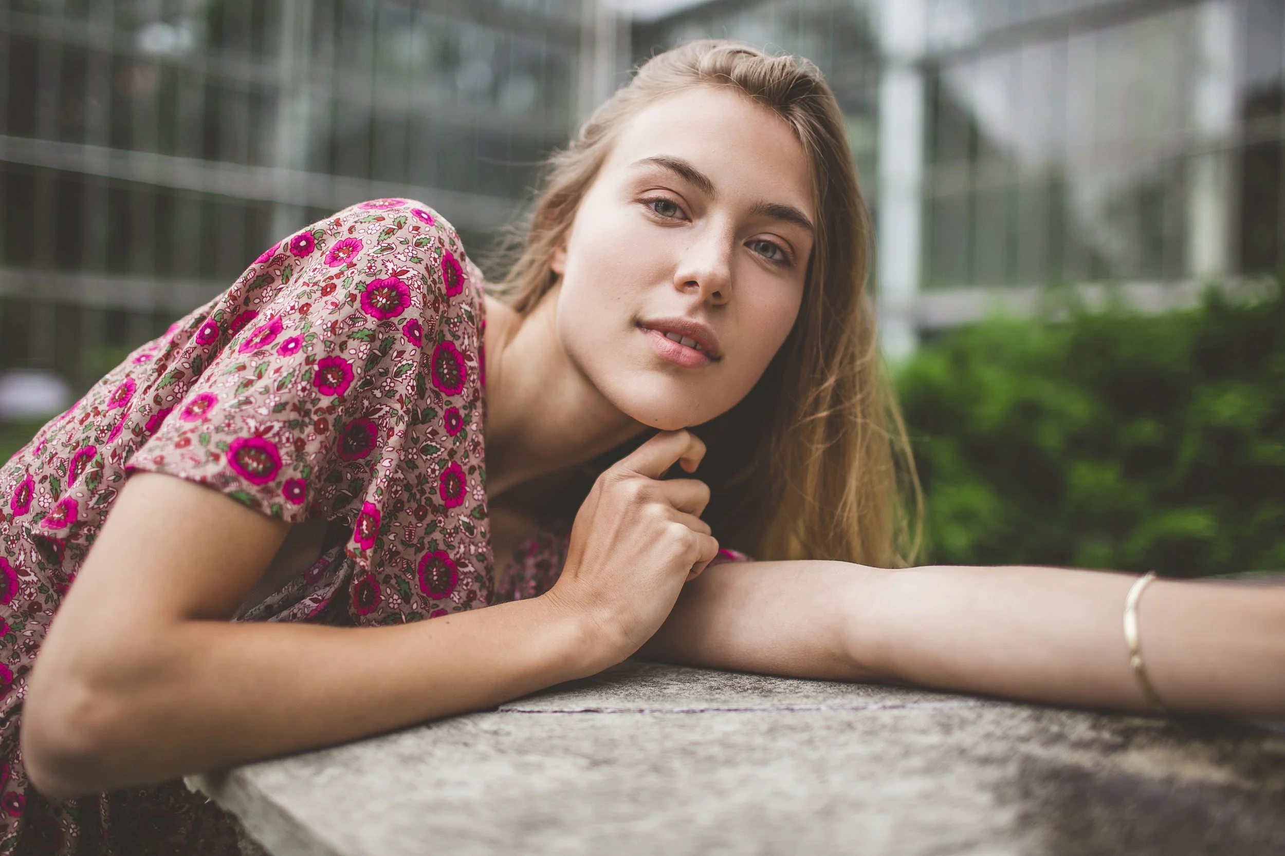 Dreamy Greenhouse Portrait Photography Ideas | Wisteria Sunday