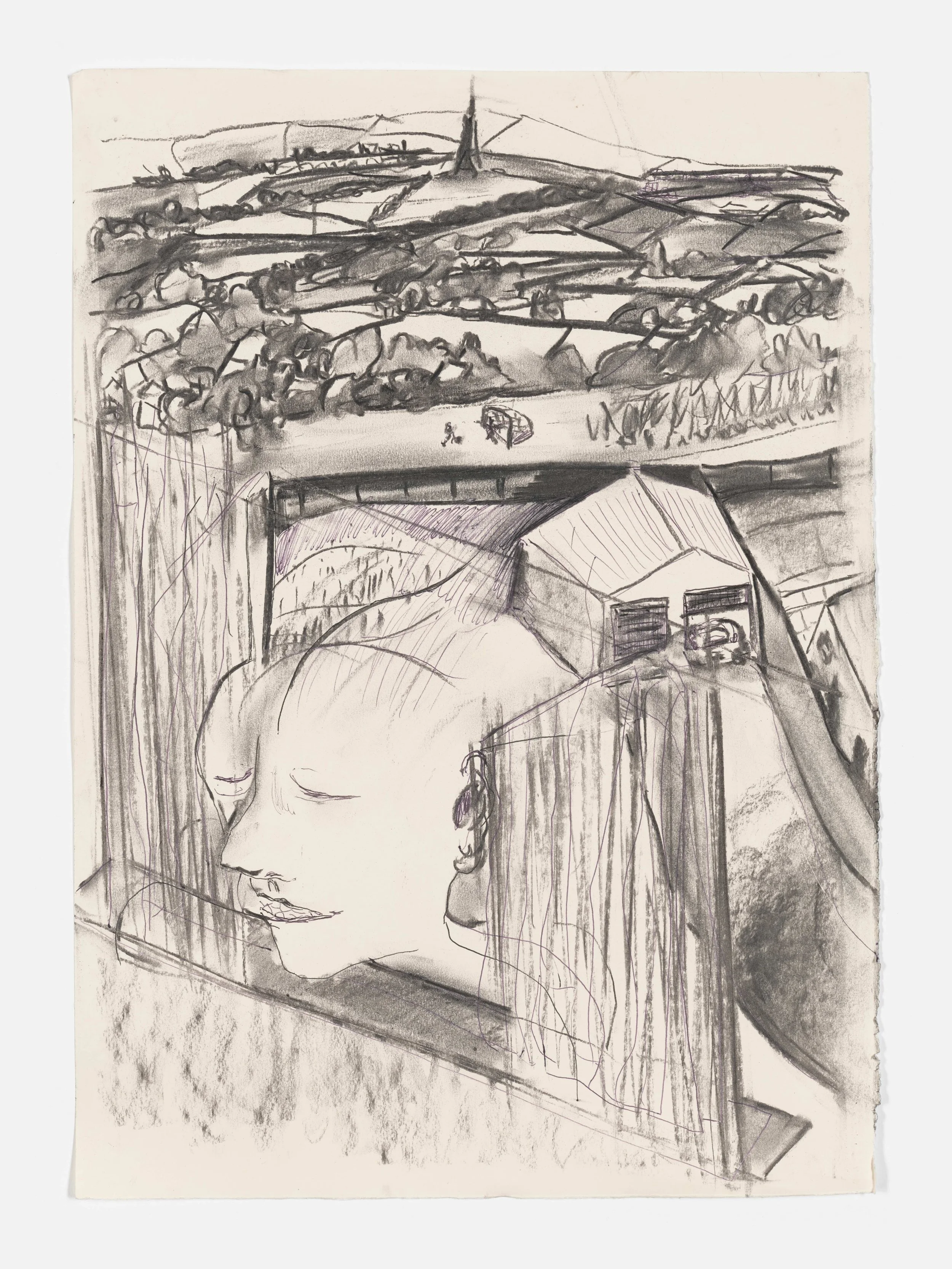 Memory Landscape. Charcoal on paper. 2026. A3.jpeg