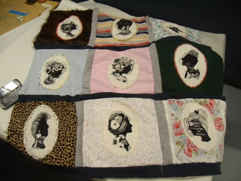 the whole quilt almost done