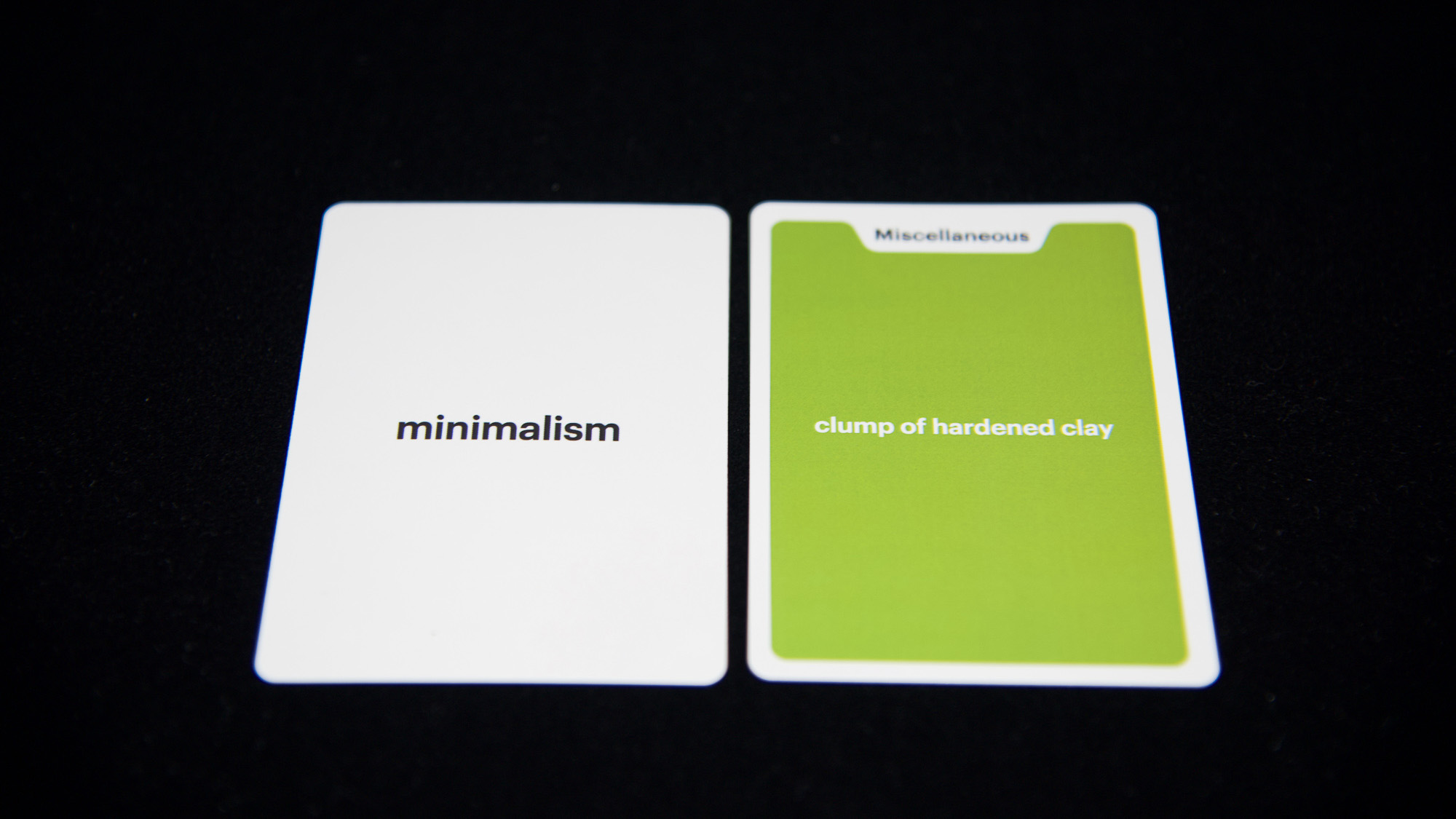 A front and back view of a card.