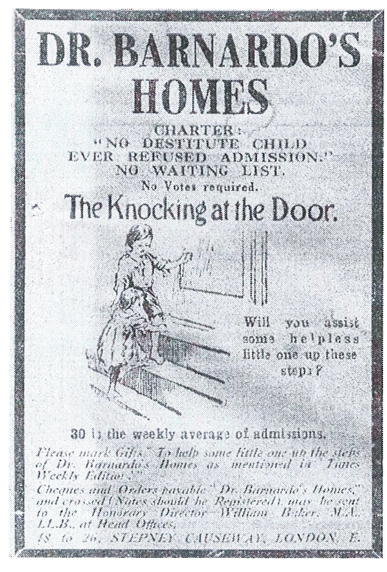 Pamphlet for Dr Bernardo's Homes. Wikipedia.