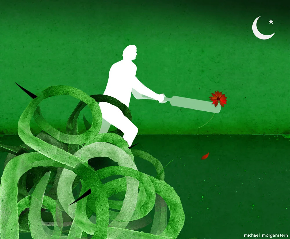 "Pakistan’s saviour?" (a question re: the candidacy of famous cricket player Imran Khan) - the Economist