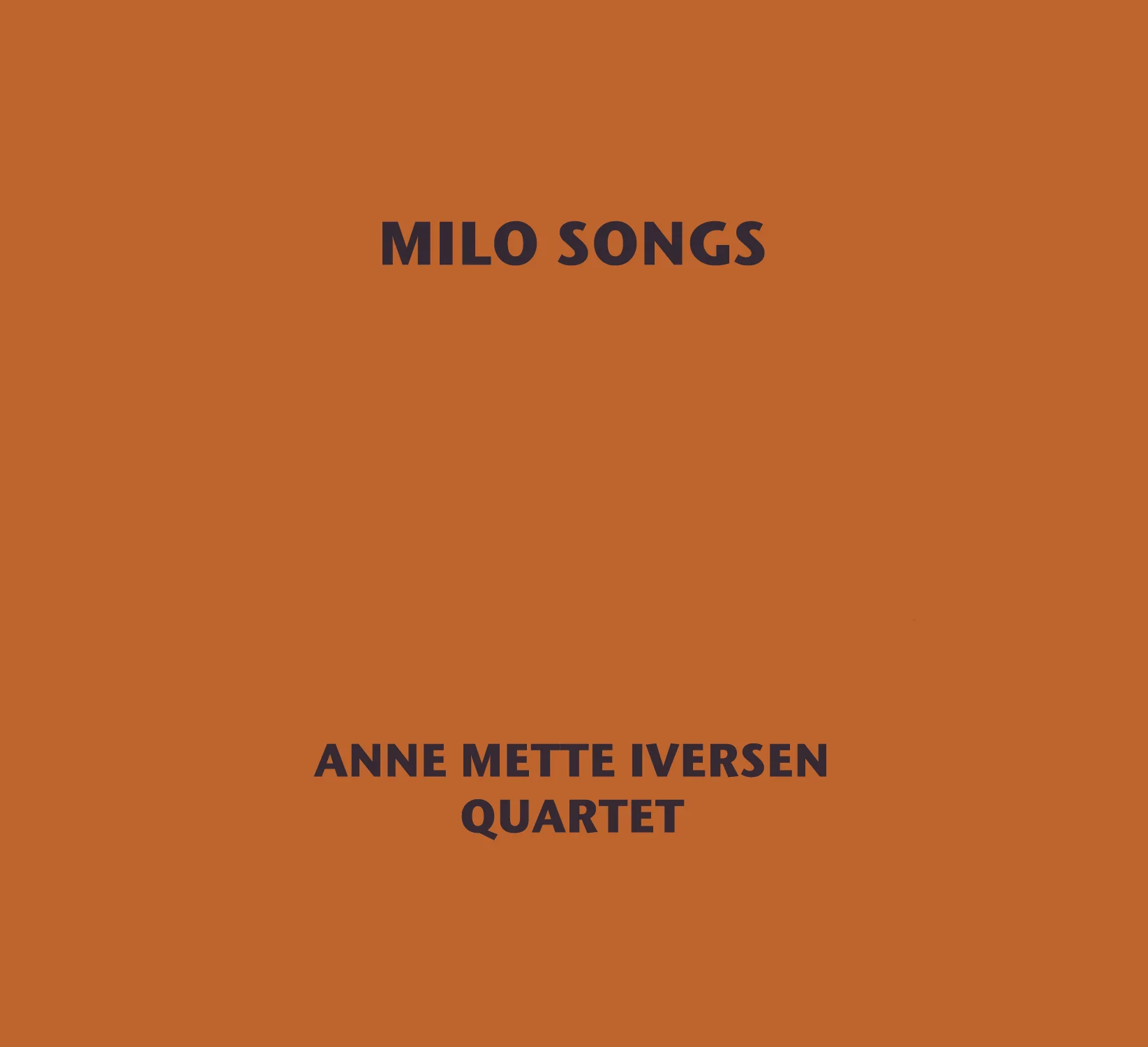 BJUR 025 Anne Mette Iversen Quartet - Milo Songs (CD)