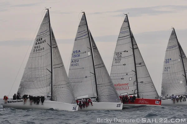 JUNIOR SAILORS AT THE MELGES 32 GOLD CUP
