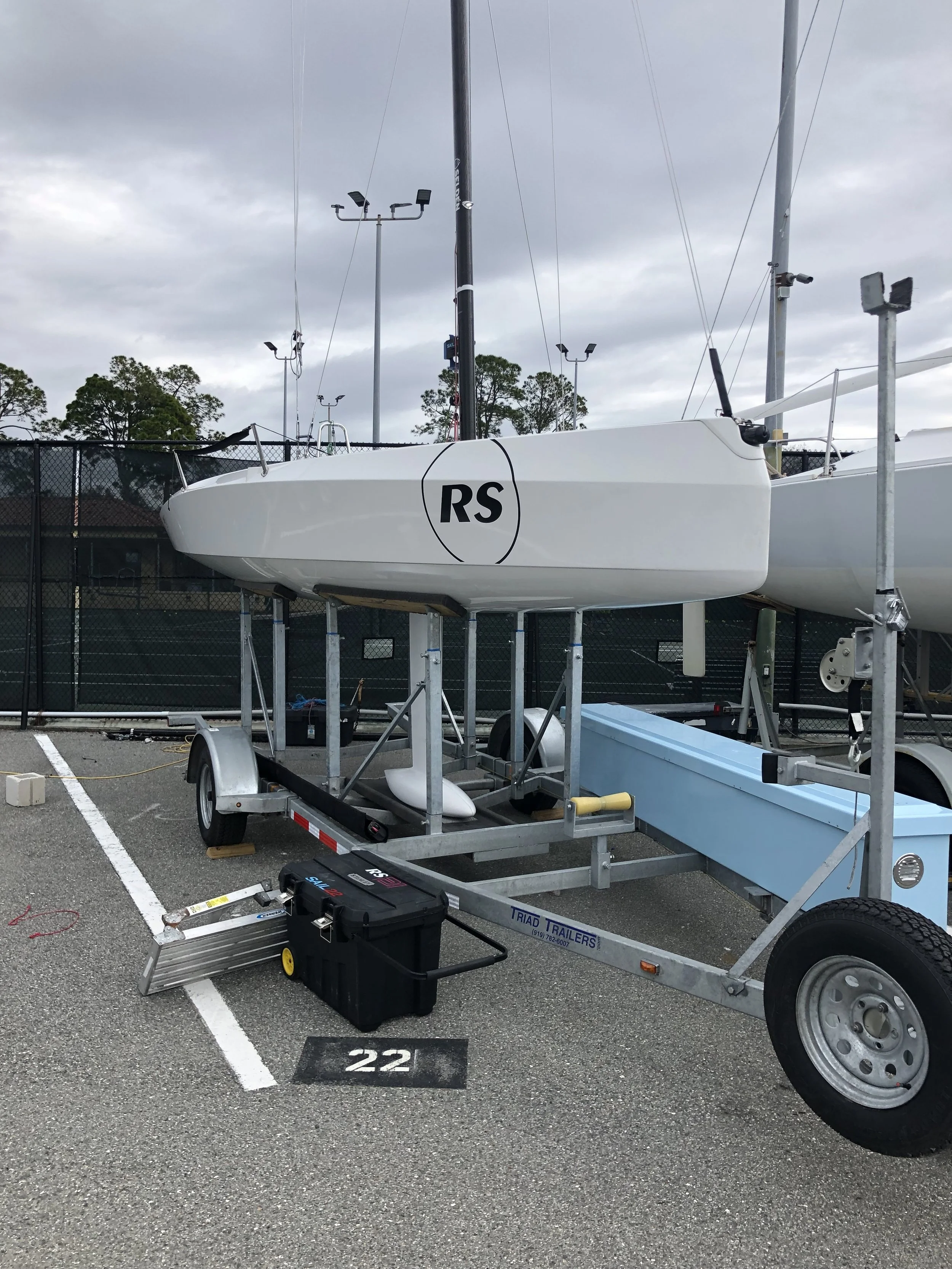 RS21 ready for demo day in lucky spot #22.