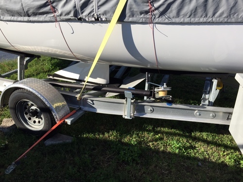 J/70 Keel Crane Trailer Bracket Kit