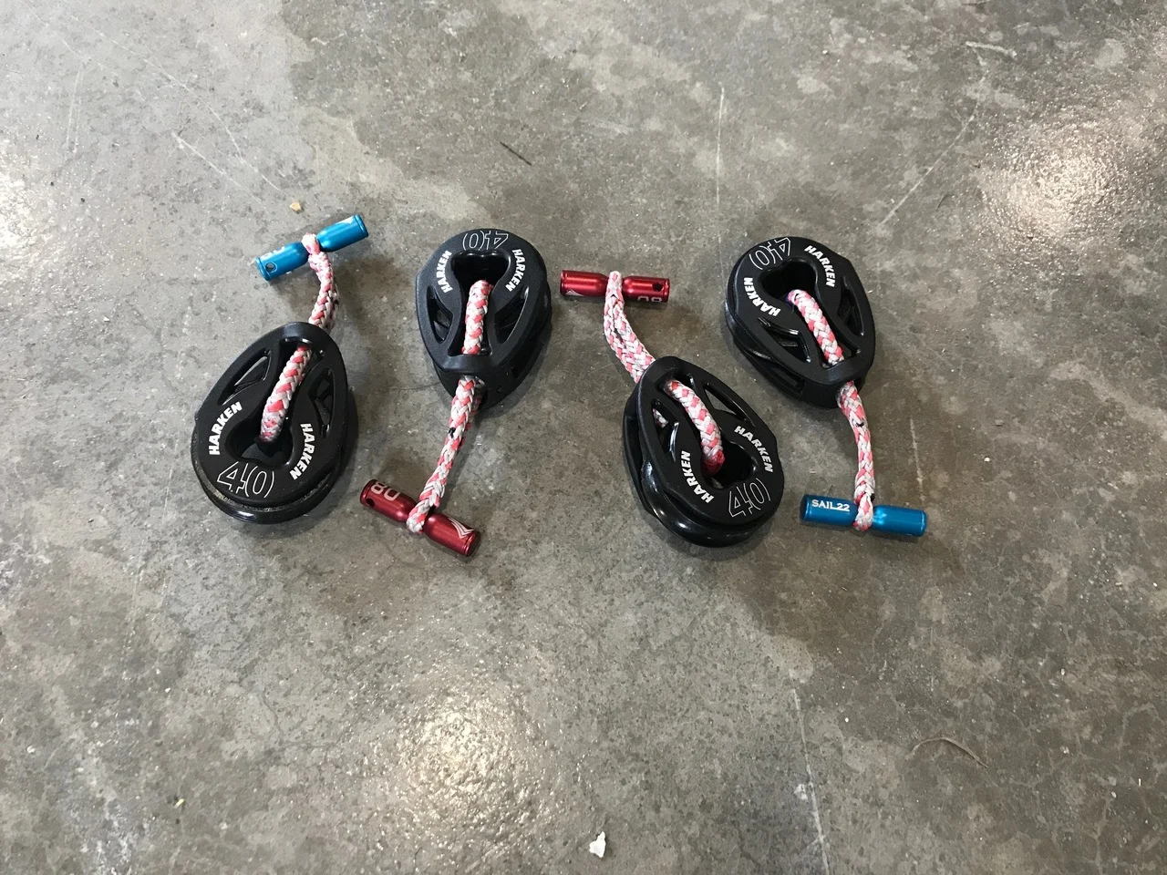 J/70 Jib Clew Blocks