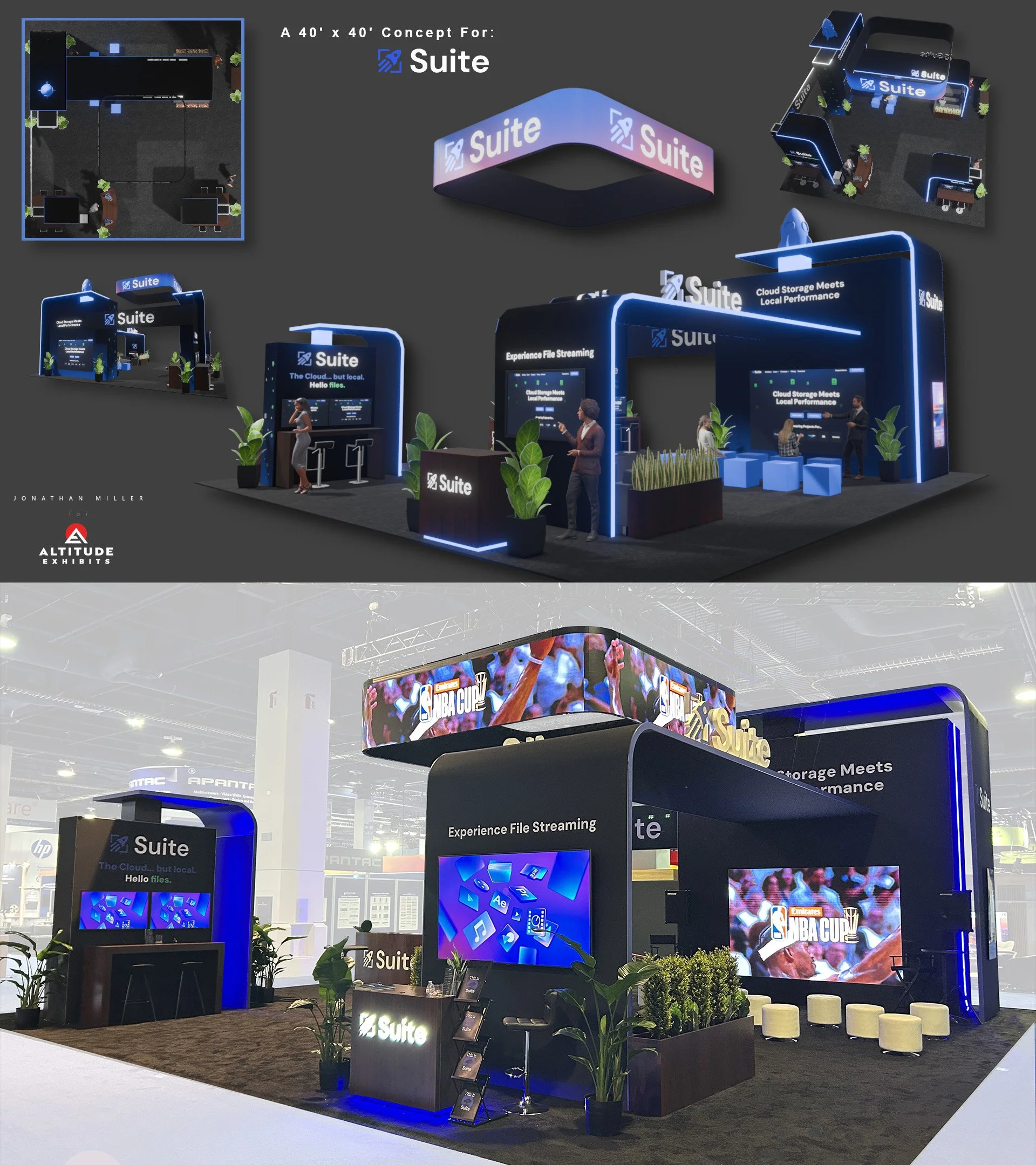 Exhibit Design for the technology driven comapny