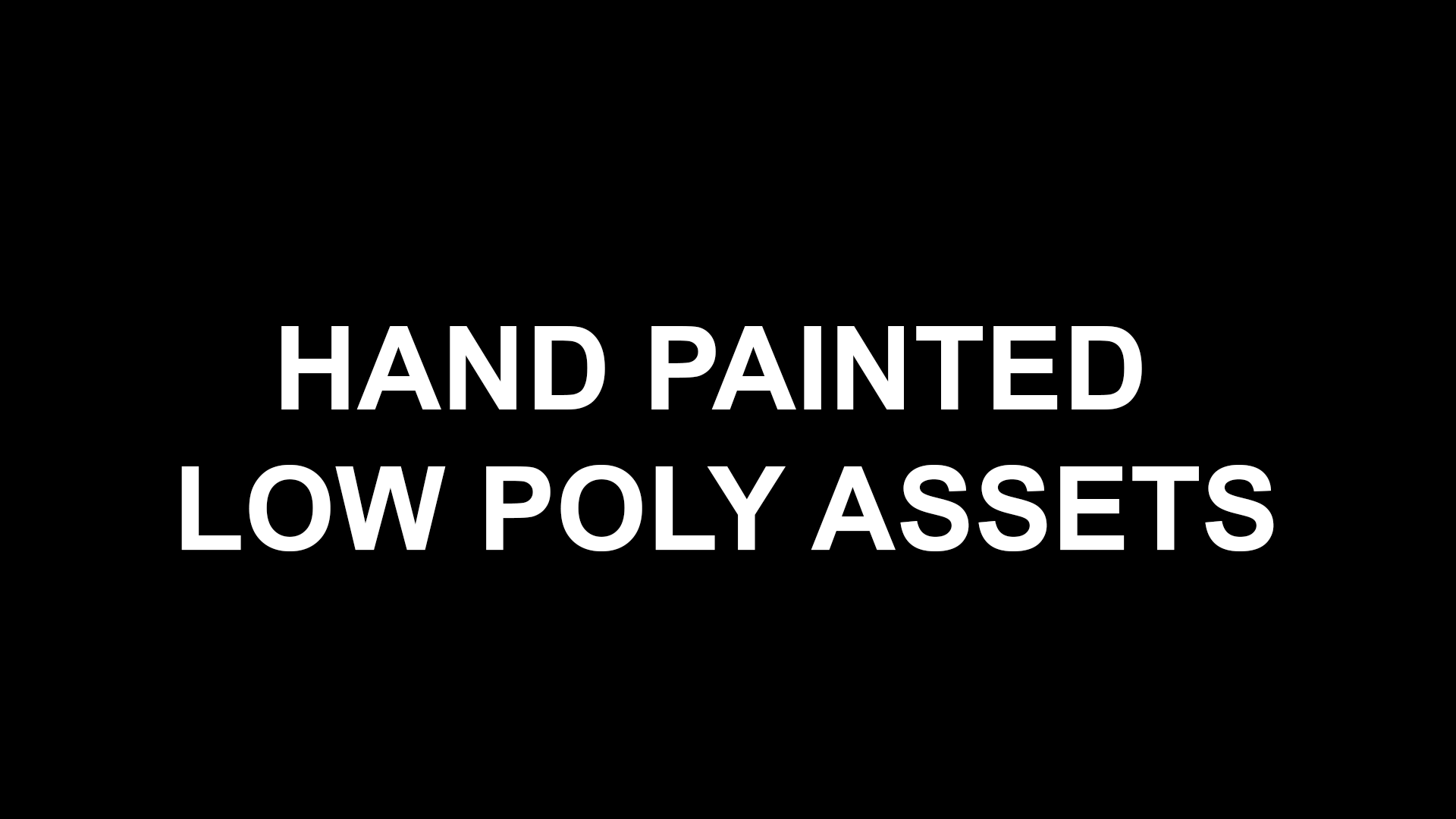 Hand Painted Low Poly Assets