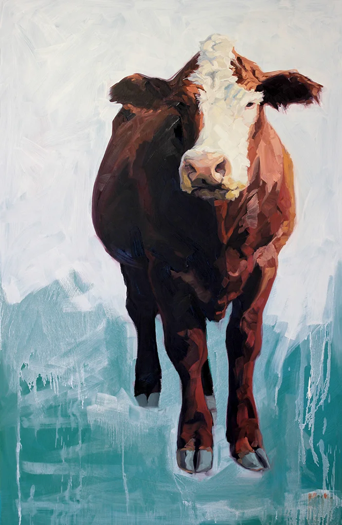 Rita, oil on panel, 54x36 inches