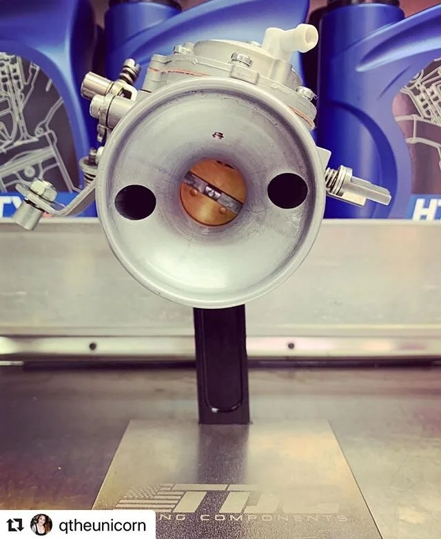 One of our carb stands in its natural habitat.  #Repost @qtheunicorn with @make_repost
・・・
Get that Carb RIGHT! 
#racing #carburetor #carbbuild #karting #kartracing #racetrack #p1engines #heart #makestheenginepurrrrr #popoff #perfect #otk #kosmickart