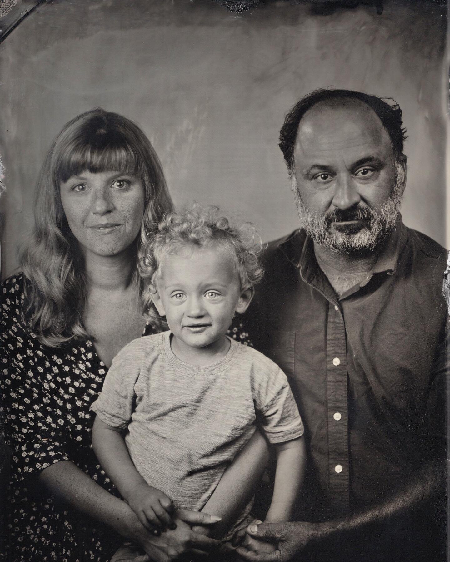 Ghost family portrait. Tintype photography by the lovely @megankarson 🗝🕯✨