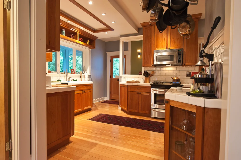 Same angle of view in the kitchen after!