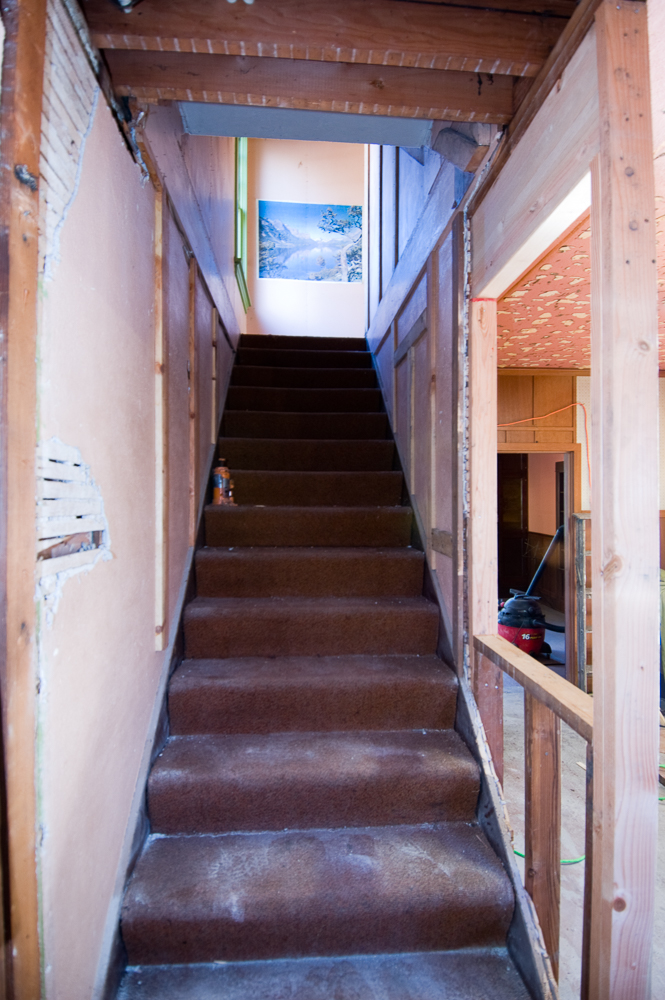 Stairs before