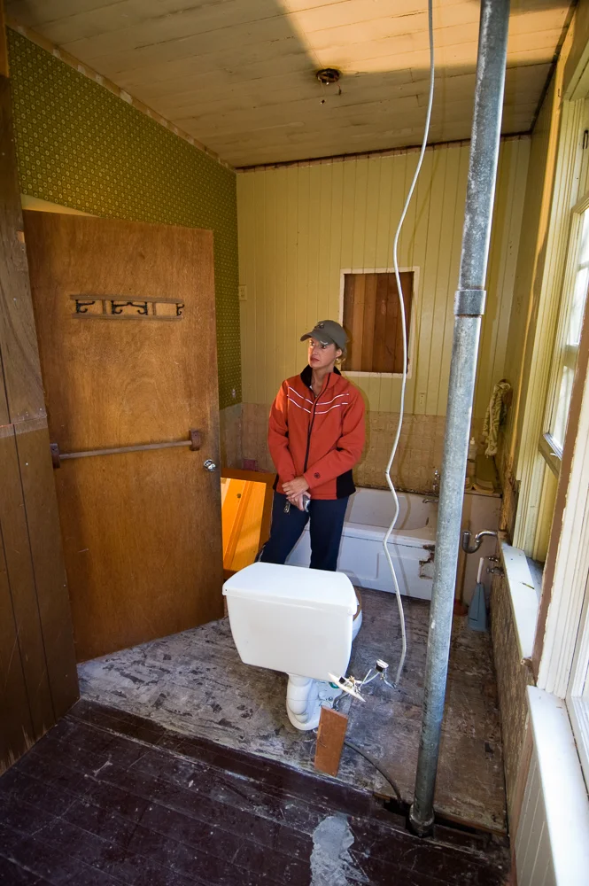 Only bathroom in the home before...