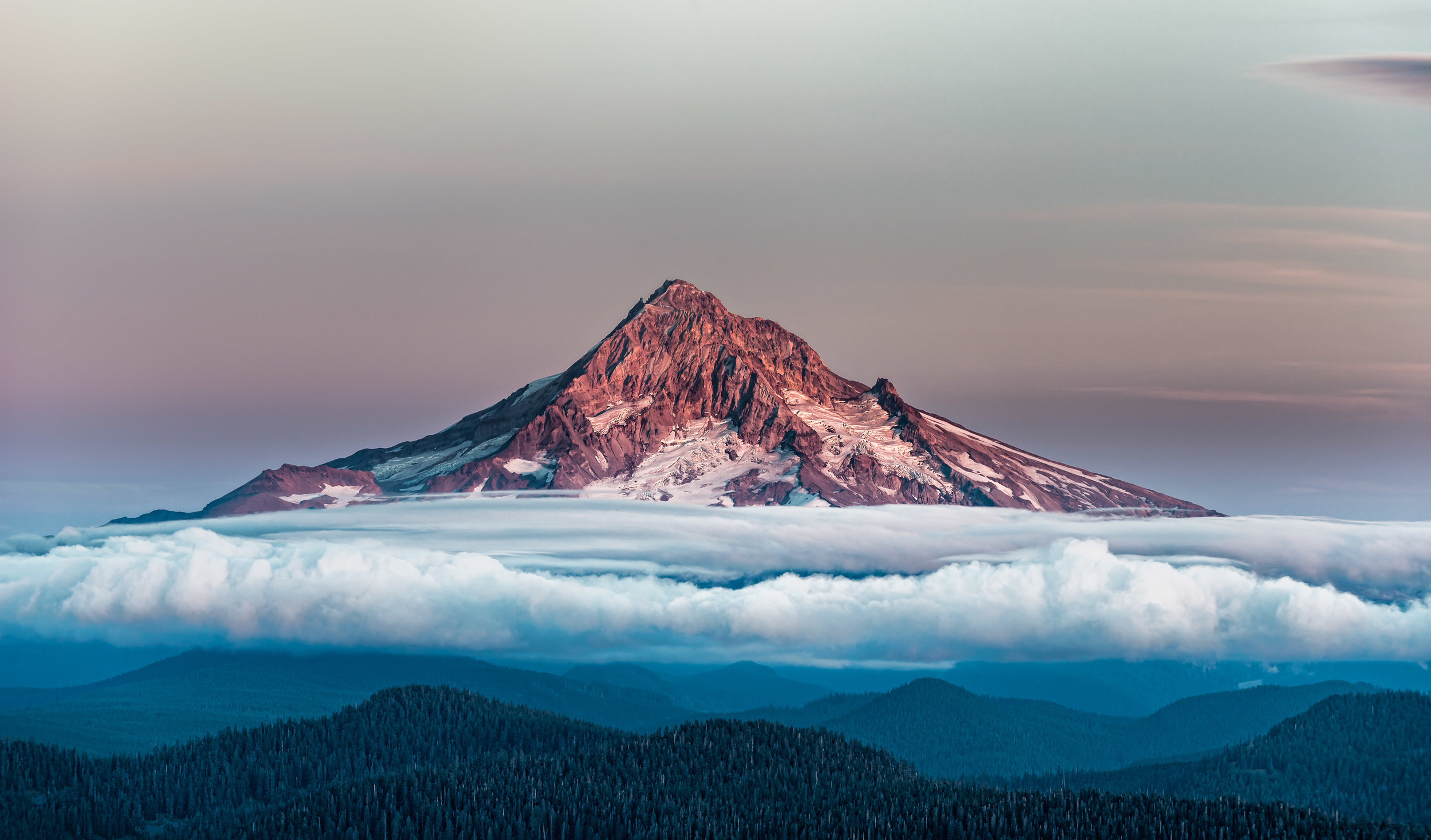 Mount Hood with Clouds