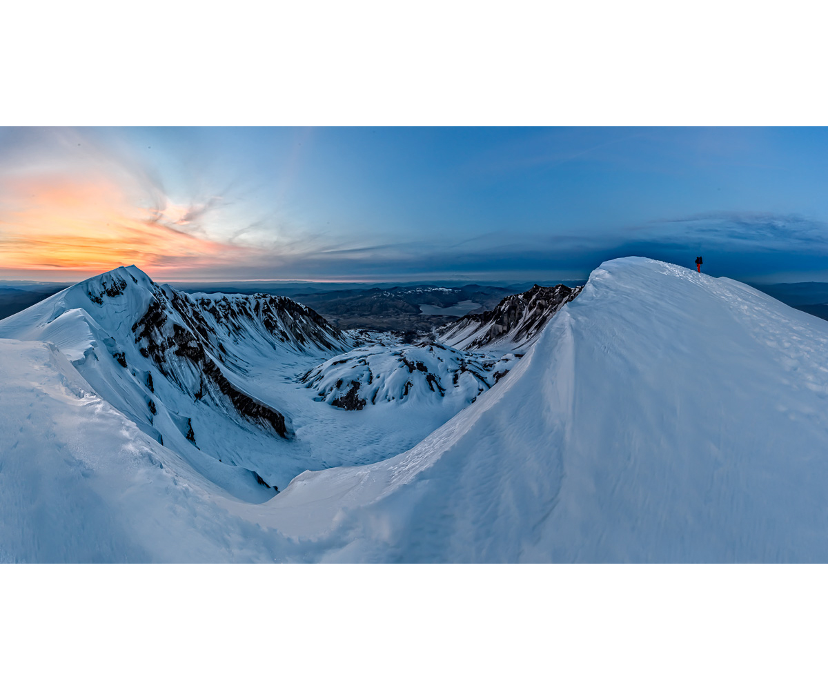 Sunset crater Panoramic