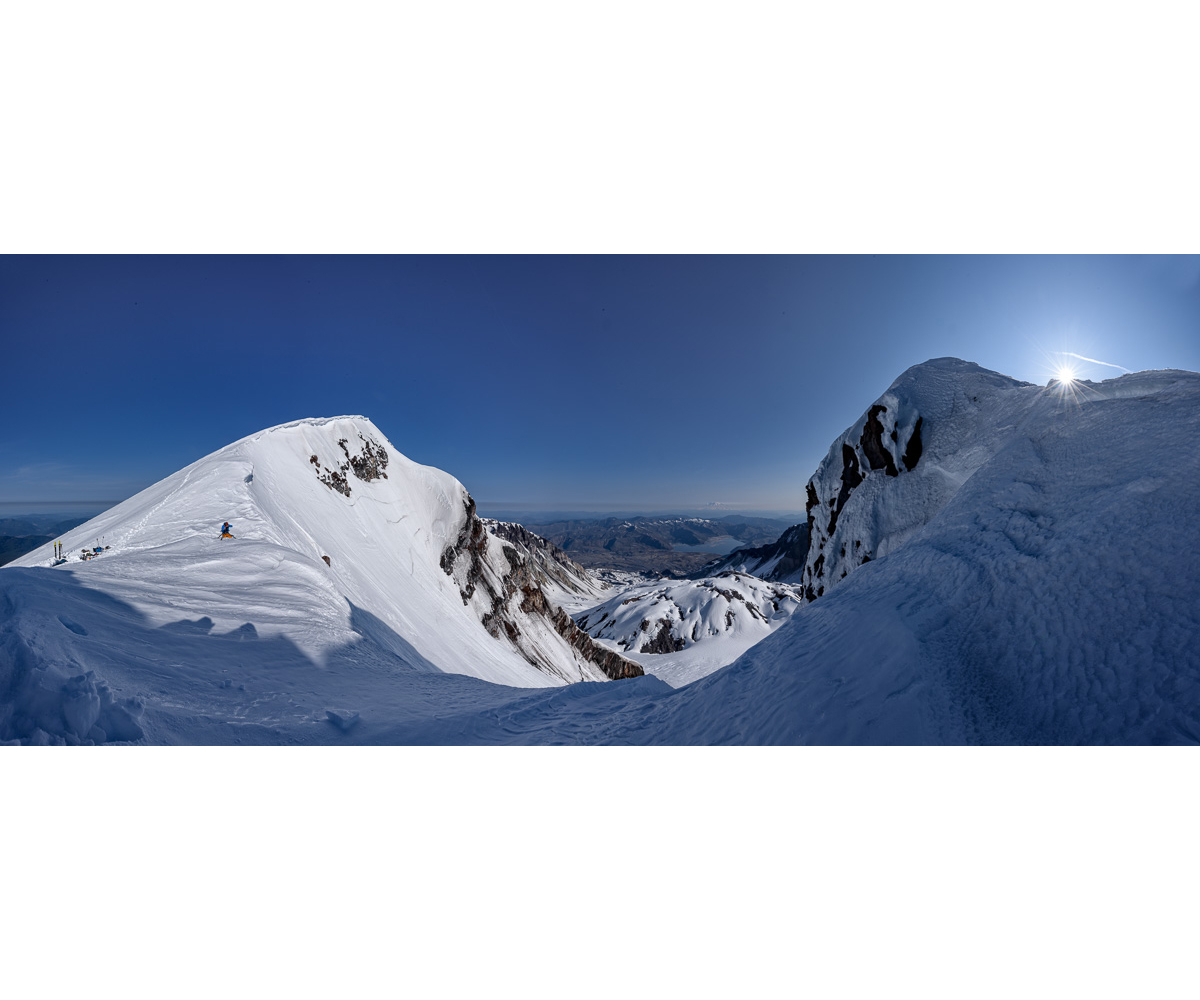 Panoramic of Crater and Camp