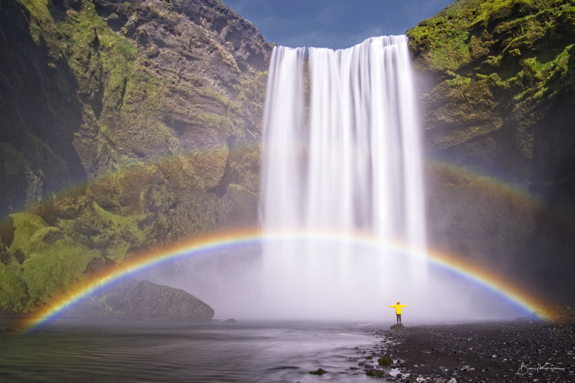 South Iceland Waterfall by Barry Korzen.jpg