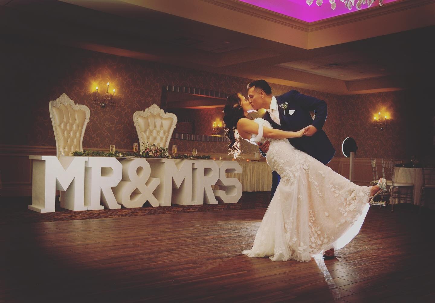 MR. &amp; MRS. 

#nobleproductionsweddings #wedding #weddings #bride #groom #dancefloor #crystalballroomnj #nobleproductions #dancing #mrandmrs