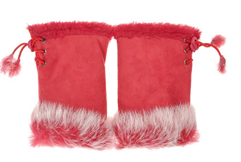 Fingerless Gloves with Fur Trim — The Alaska Gift Company