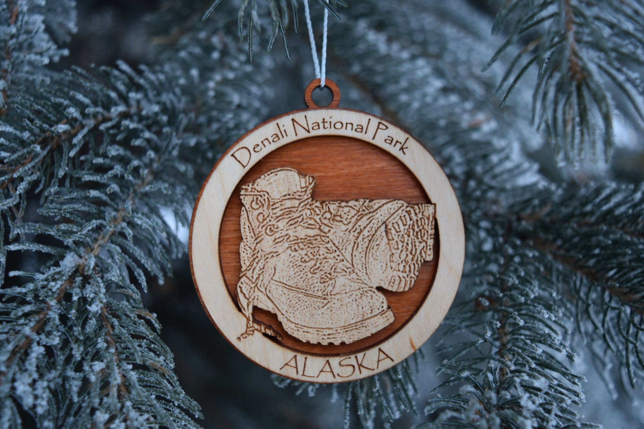 Aurora Moose Shape Ornament