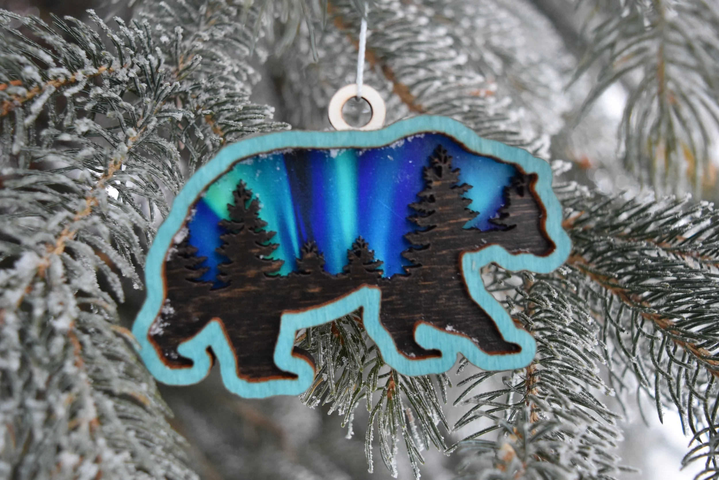 Aurora Bear Shape Ornament