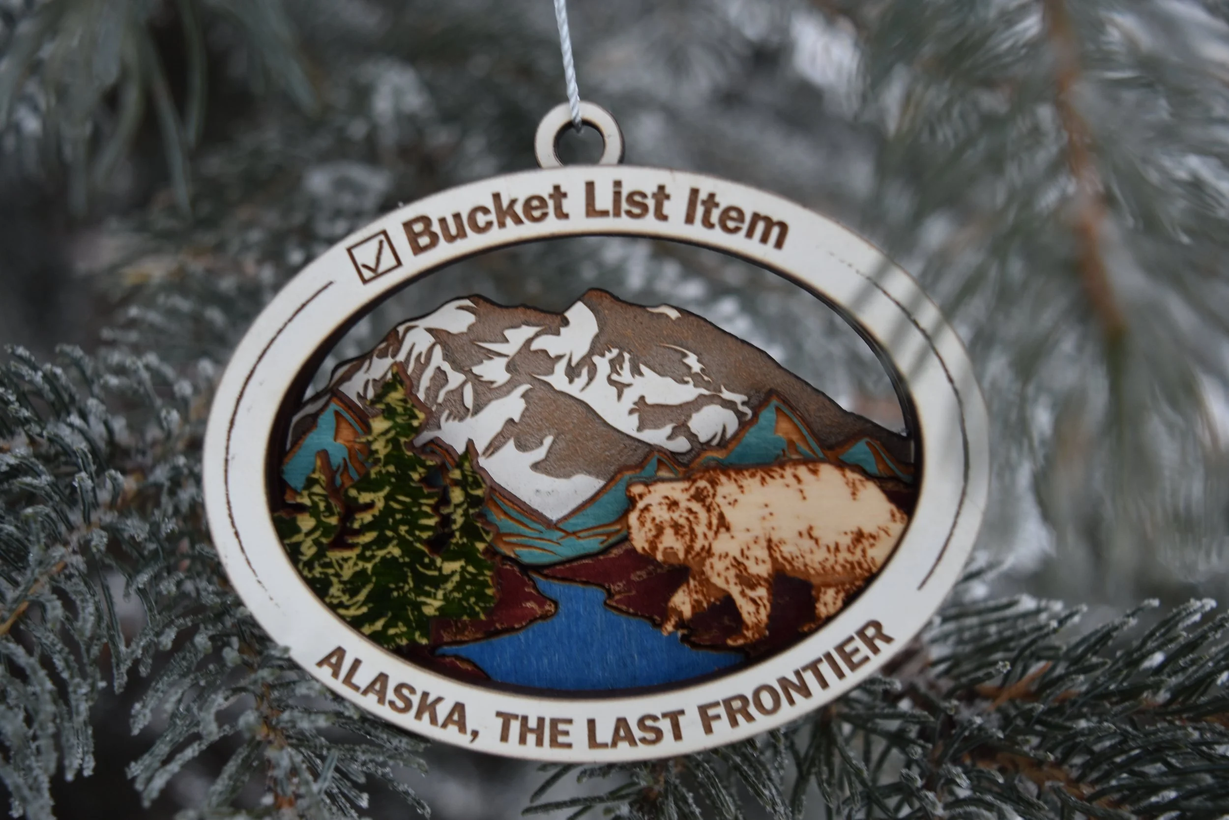 Bucket List Item Ornament
