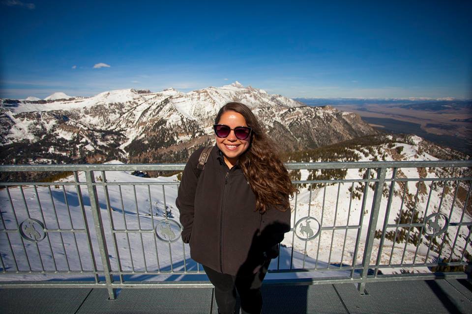 Grand Tetons behind me.