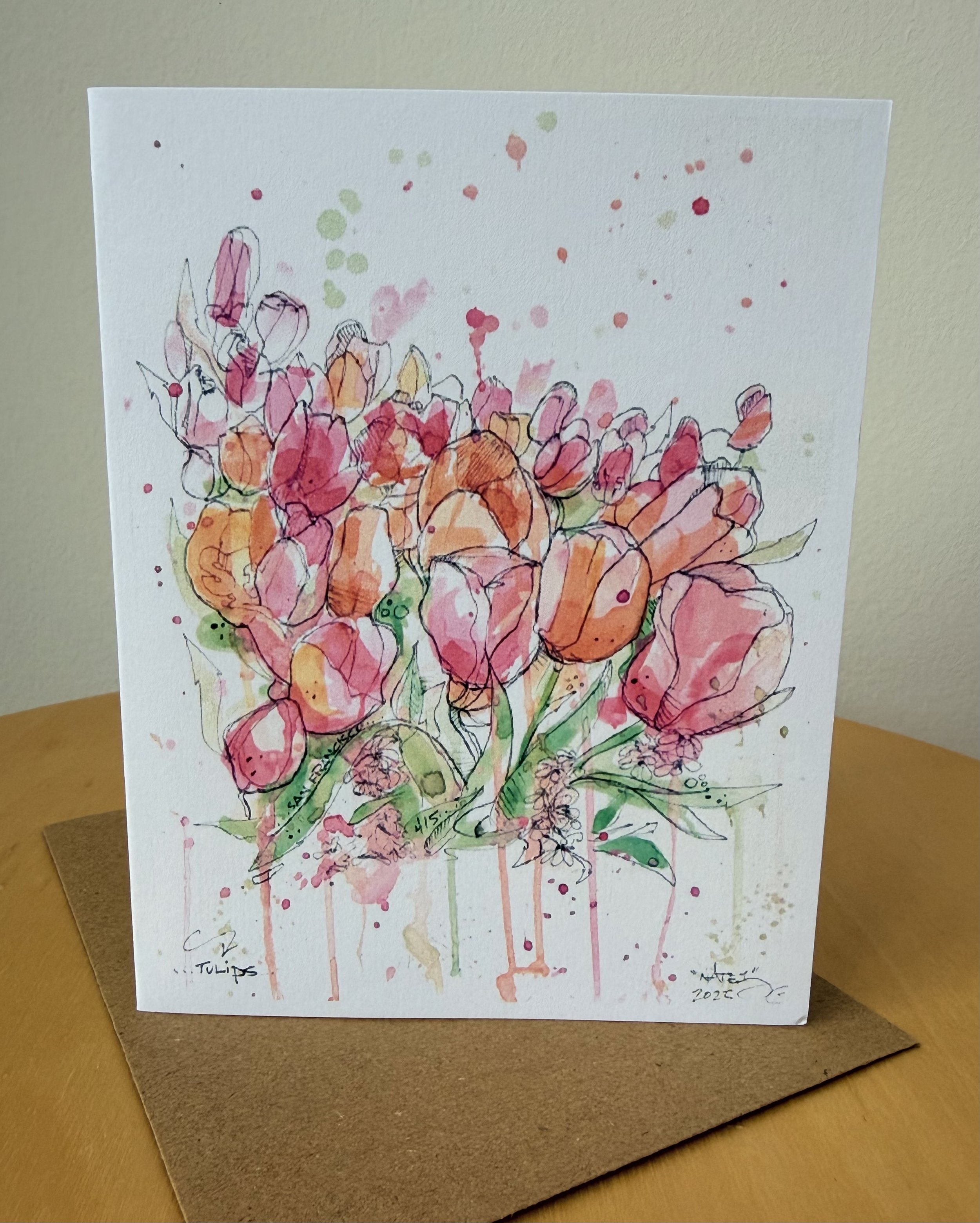 SF Tulips Card