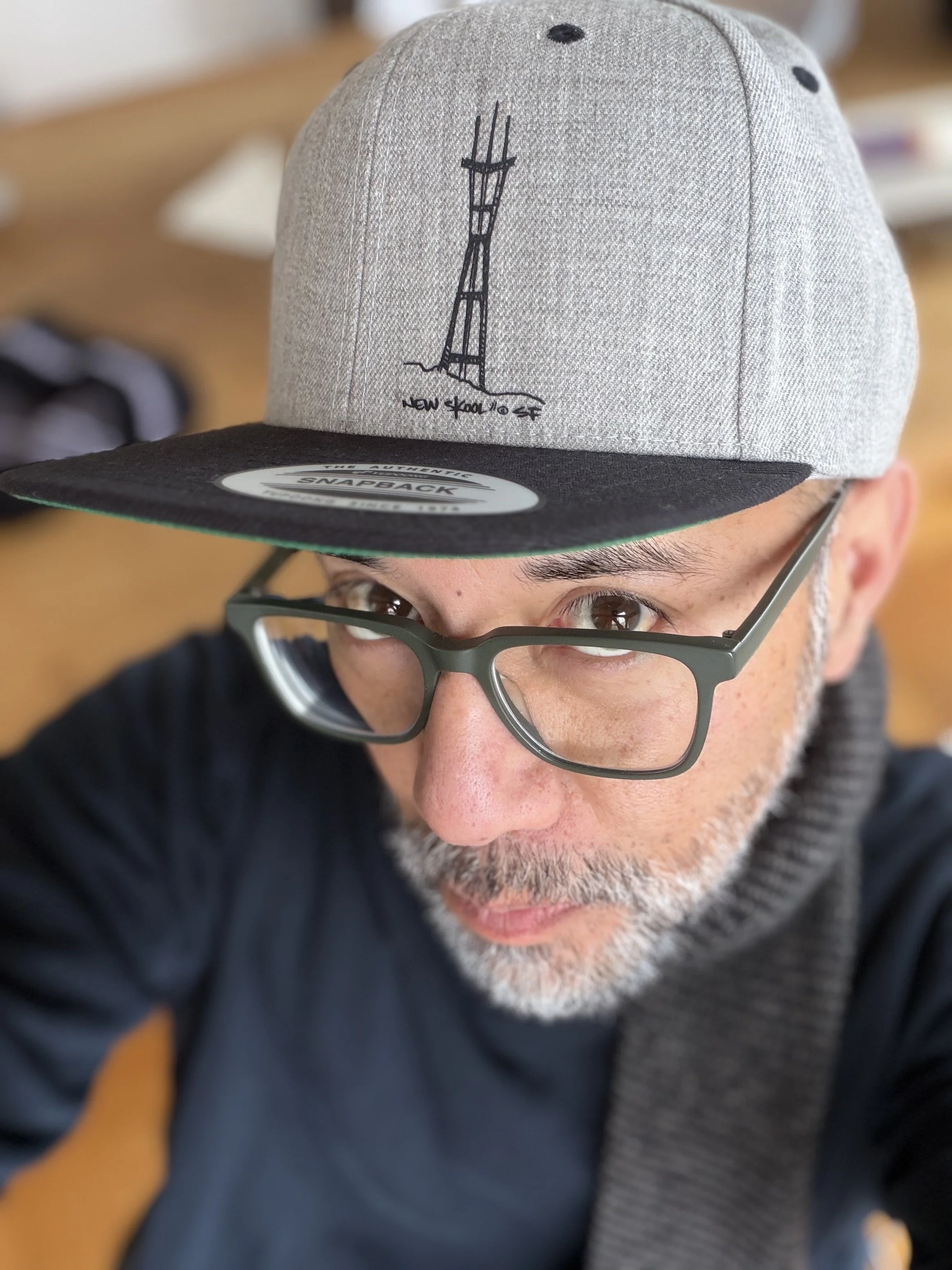 Ash/Black Sutro SnapBack Hat