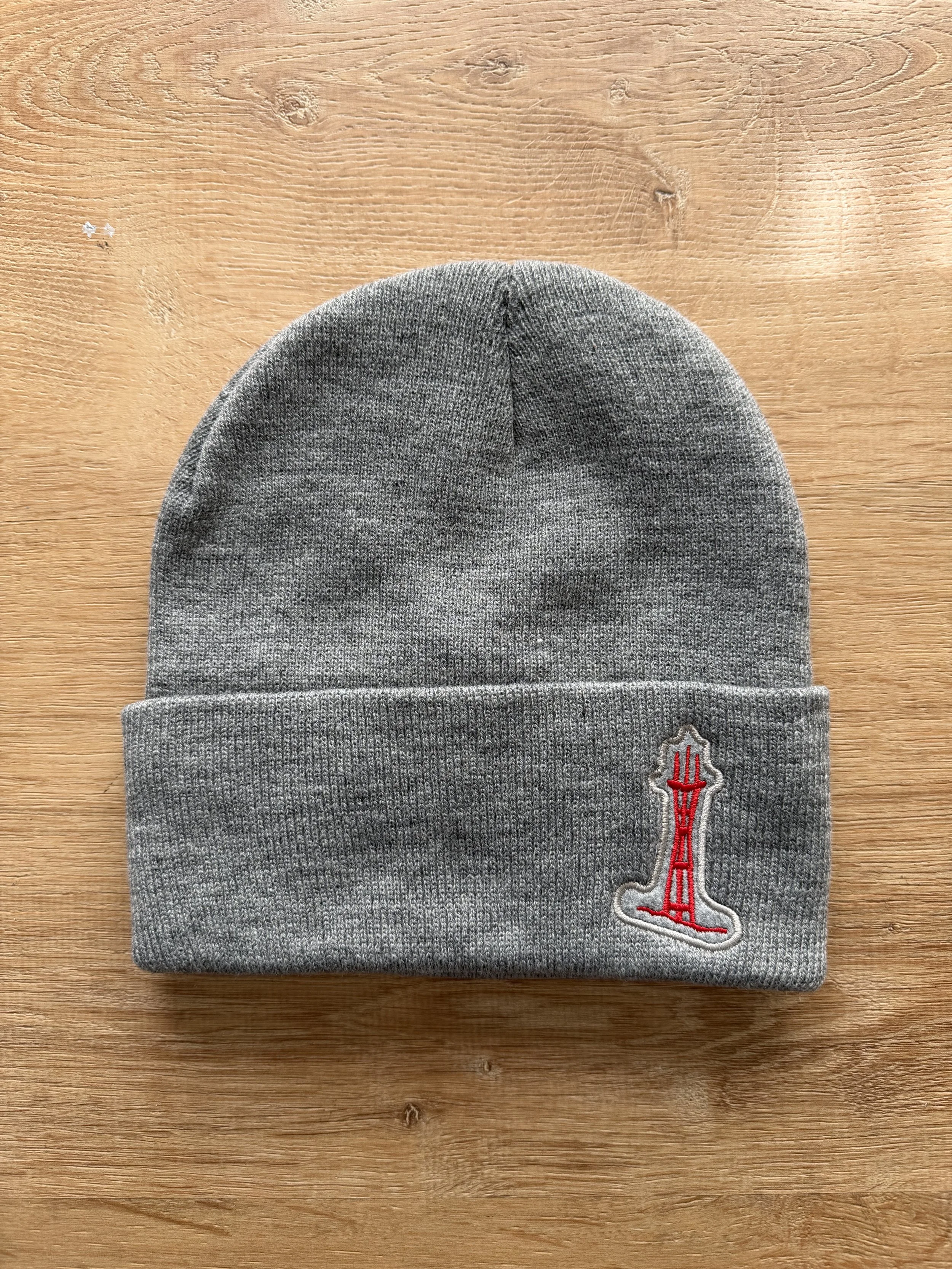 Ash Embroidered Sutro Beanie
