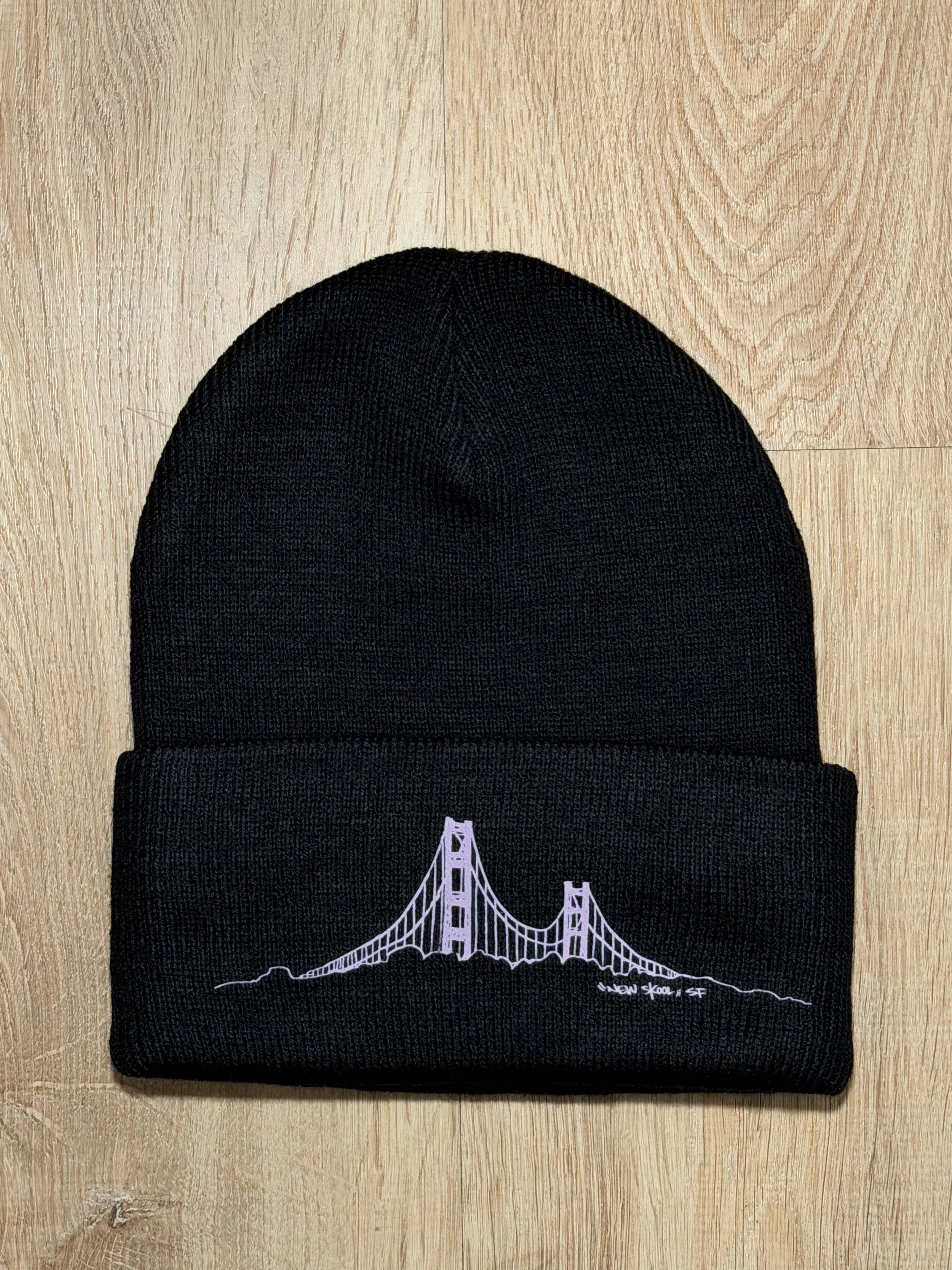 Adult 12” Black/Lavender Ggb Beanie