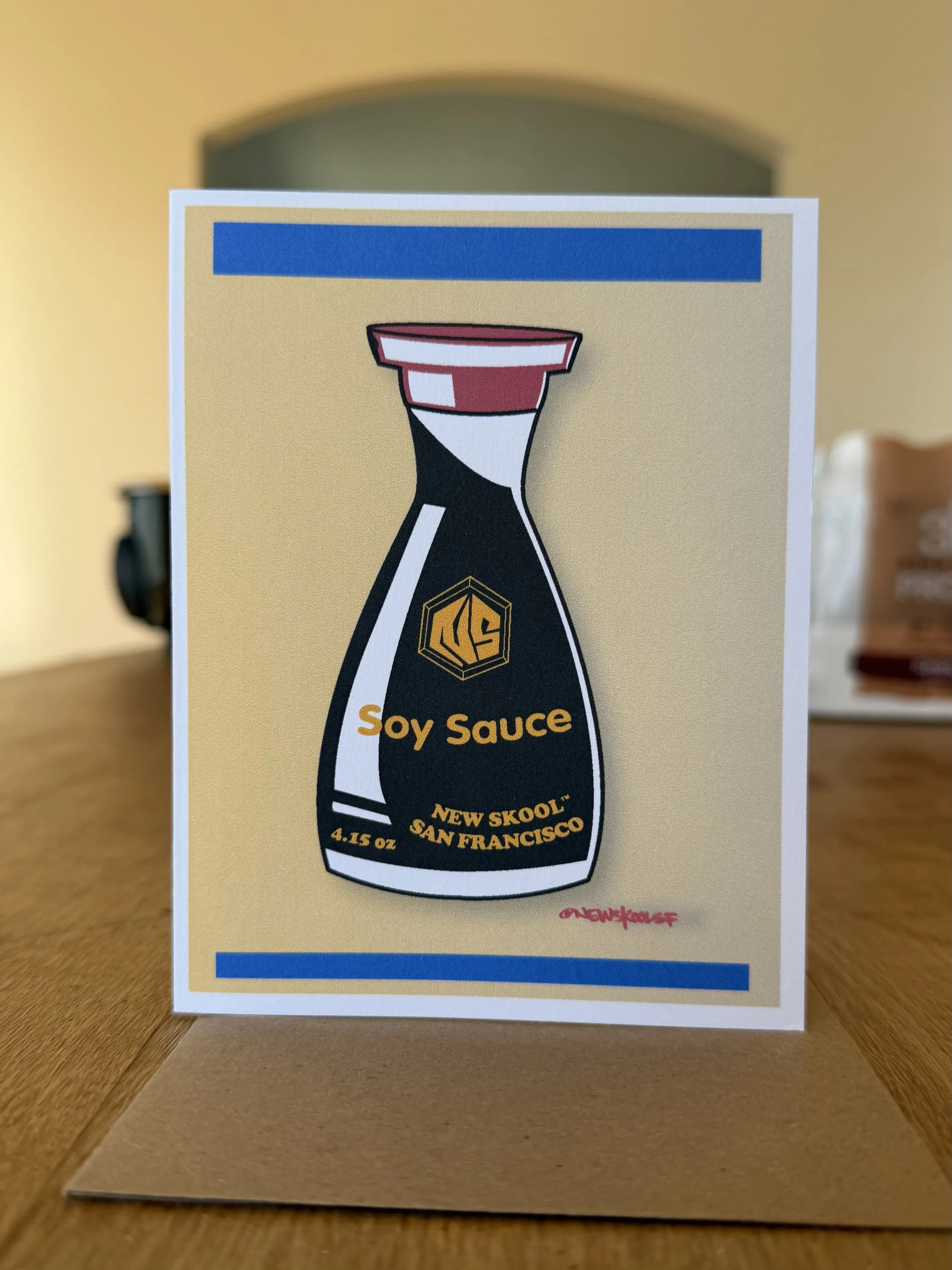 Soy Sauce Greeting Card