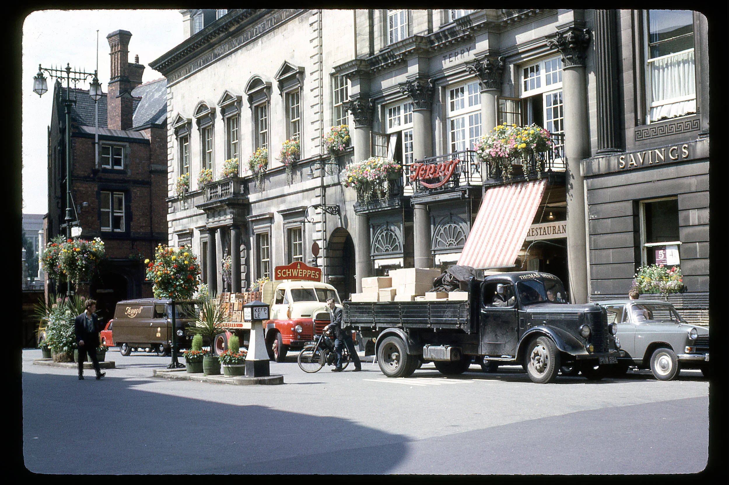 "Flower Boxes - York Englang July 26, 1964"