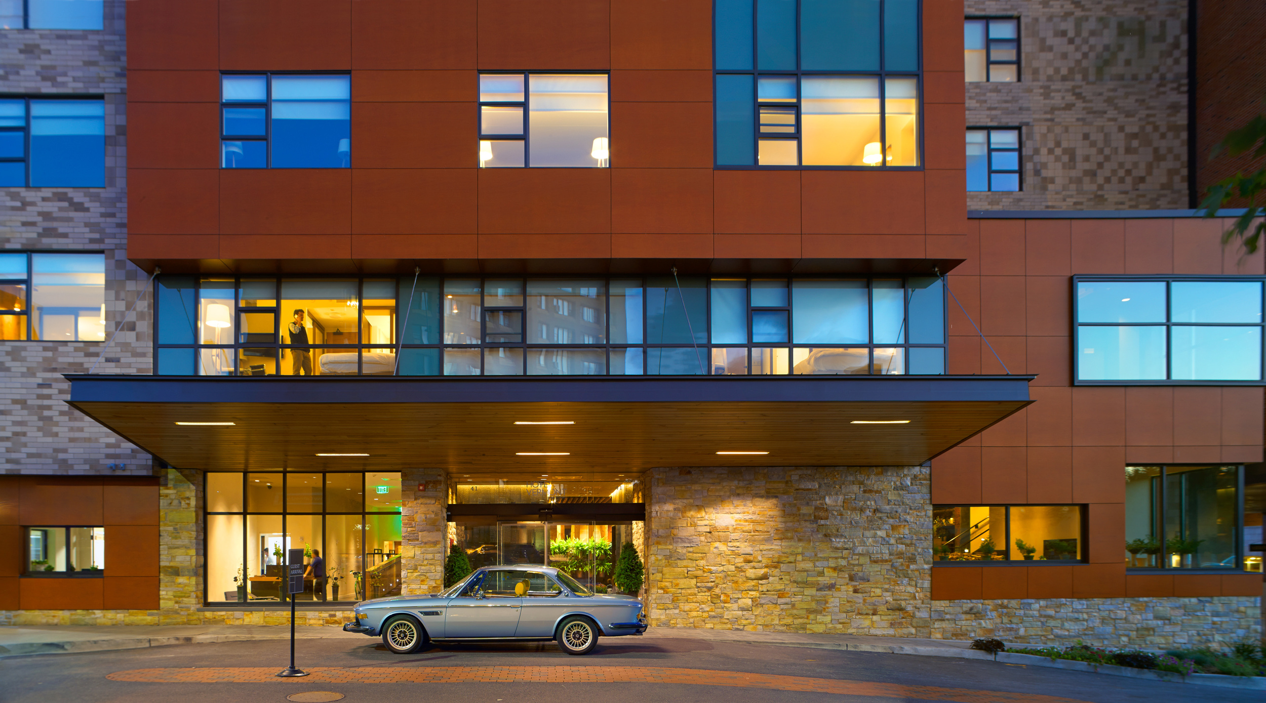 Main Entrance and Drop-Off Canopy 