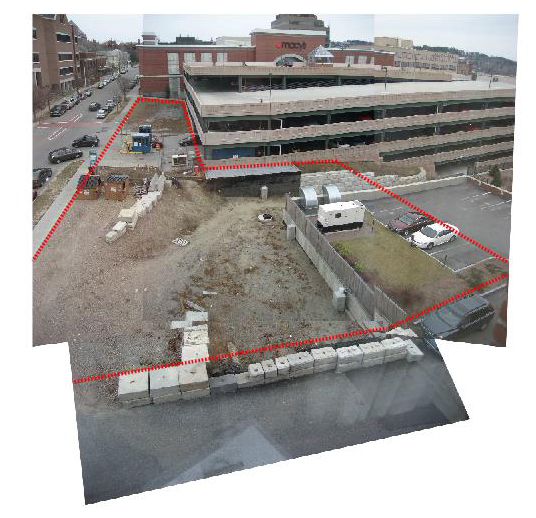 The site - before.
