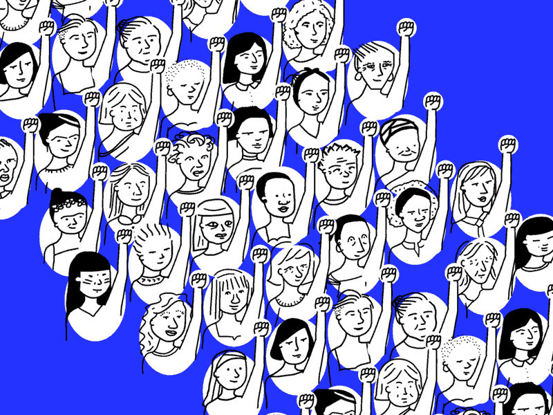 Original gif I created to celebrate the Women's March in 2017, with 17M+ views on Giphy