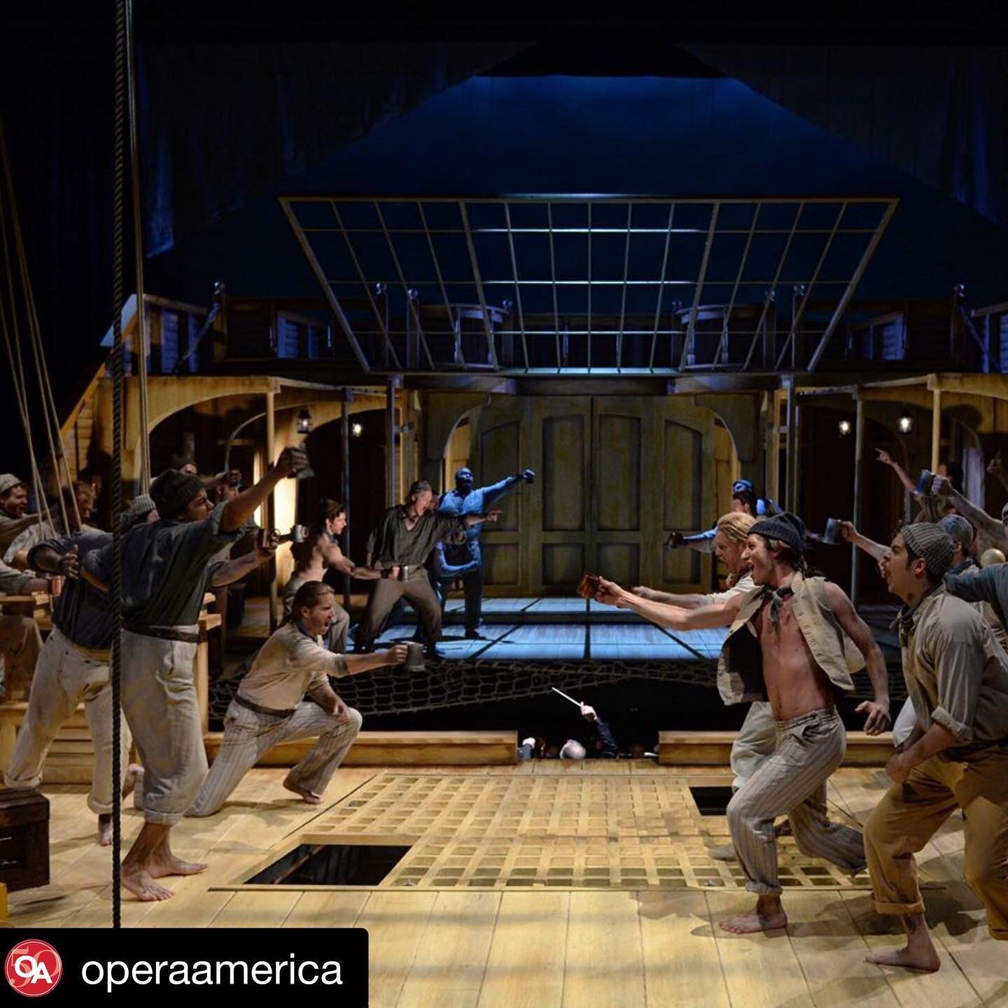 Thanks for the shout out @operaamerica ! This show was such a joy to be a part of. 
・・・
The next installment of @desmoinesmetroopera's Virtual Festival? BILLY BUDD! Sail back to 2017 and enjoy this Emmy Award-winning stream, filmed and produced by @i