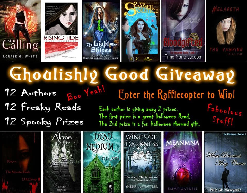 Giveaway ends midnight, October 31st, 2014