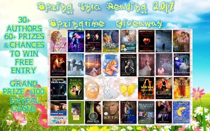 Spring into Reading 2017 Giveaway Prizes: Books, Gift Cards, & More Free to Enter $100 Pay Pall Cash Grand-prize https://www.rafflecopter.com/rafl/display/2703c98f70/