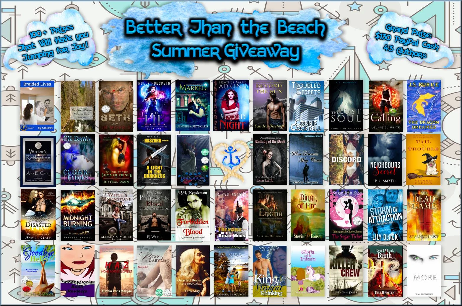 Better than the Beach Summer 2017 Giveaway 80+ Prizes: Books, Gift Cards, & More Free to Enter $130 Pay Pall Cash Grand-prize http://bit.ly/2rO28St